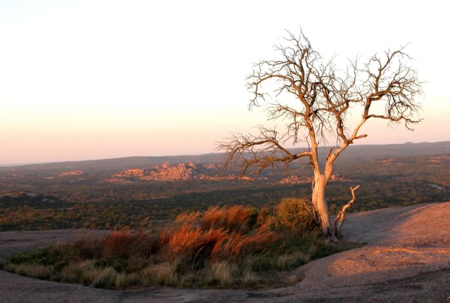 Texas Enchanted Rock, a landscape photograph by Bob McNeil